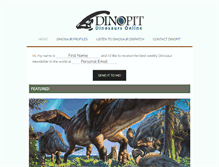 Tablet Screenshot of dinopit.com